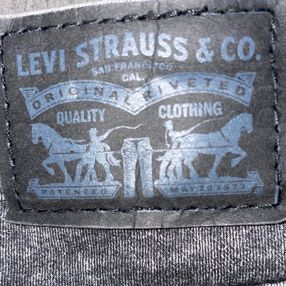 Levi's cropped ankle snap midrise jeans 29 - Picture 7 of 13